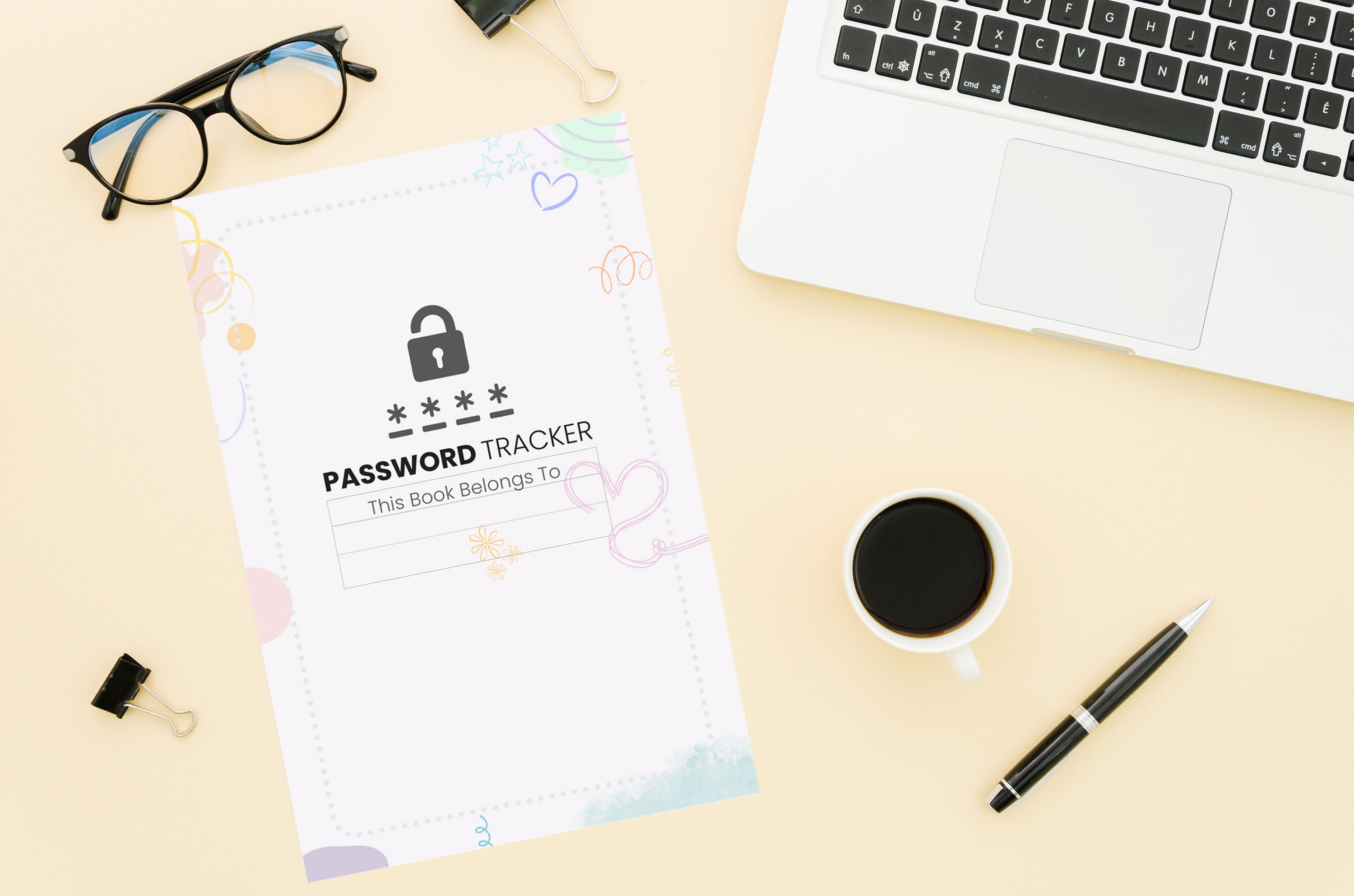 Password Tracker Log Password Organizer Keeper Password List - Etsy