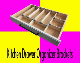 Staffe per organizer per cassetti da cucina