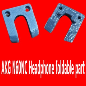 Pieza plegable para auriculares AKG N60NC, inalámbrico/bisagra rota/reparación N60nc, 1 juego de 4 piezas