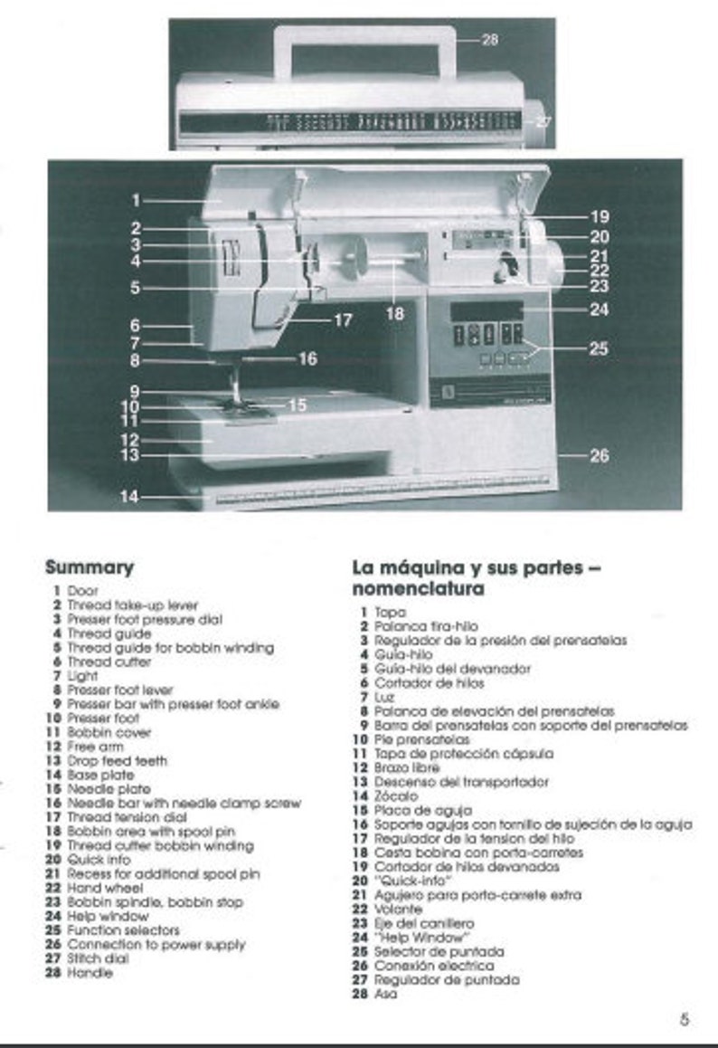 Husqvarna Viking Sew Easy 350 Computer Sewing Machine Users Guide