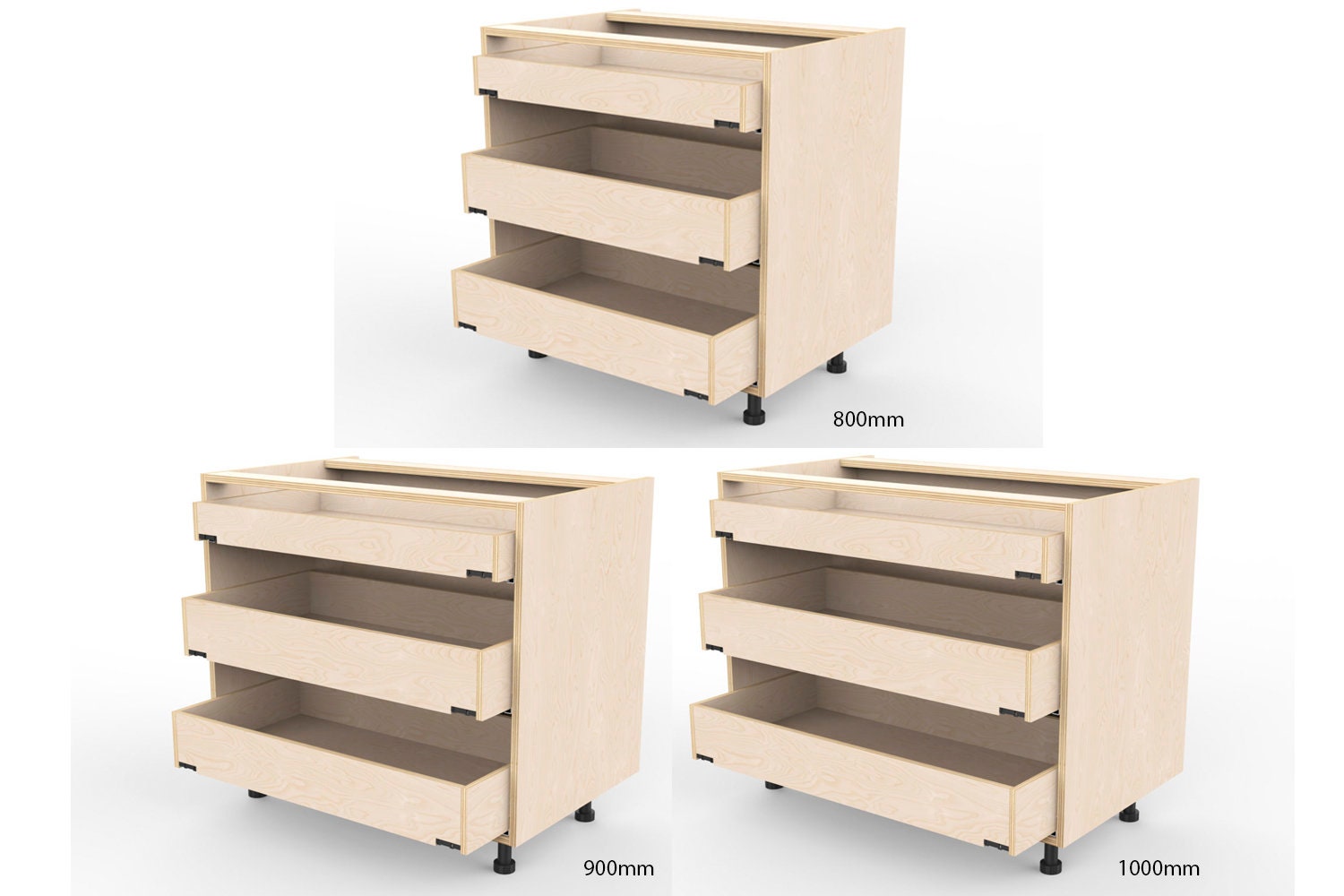 Premium Plywood Pan Drawer Kitchen Carcasses Etsy UK