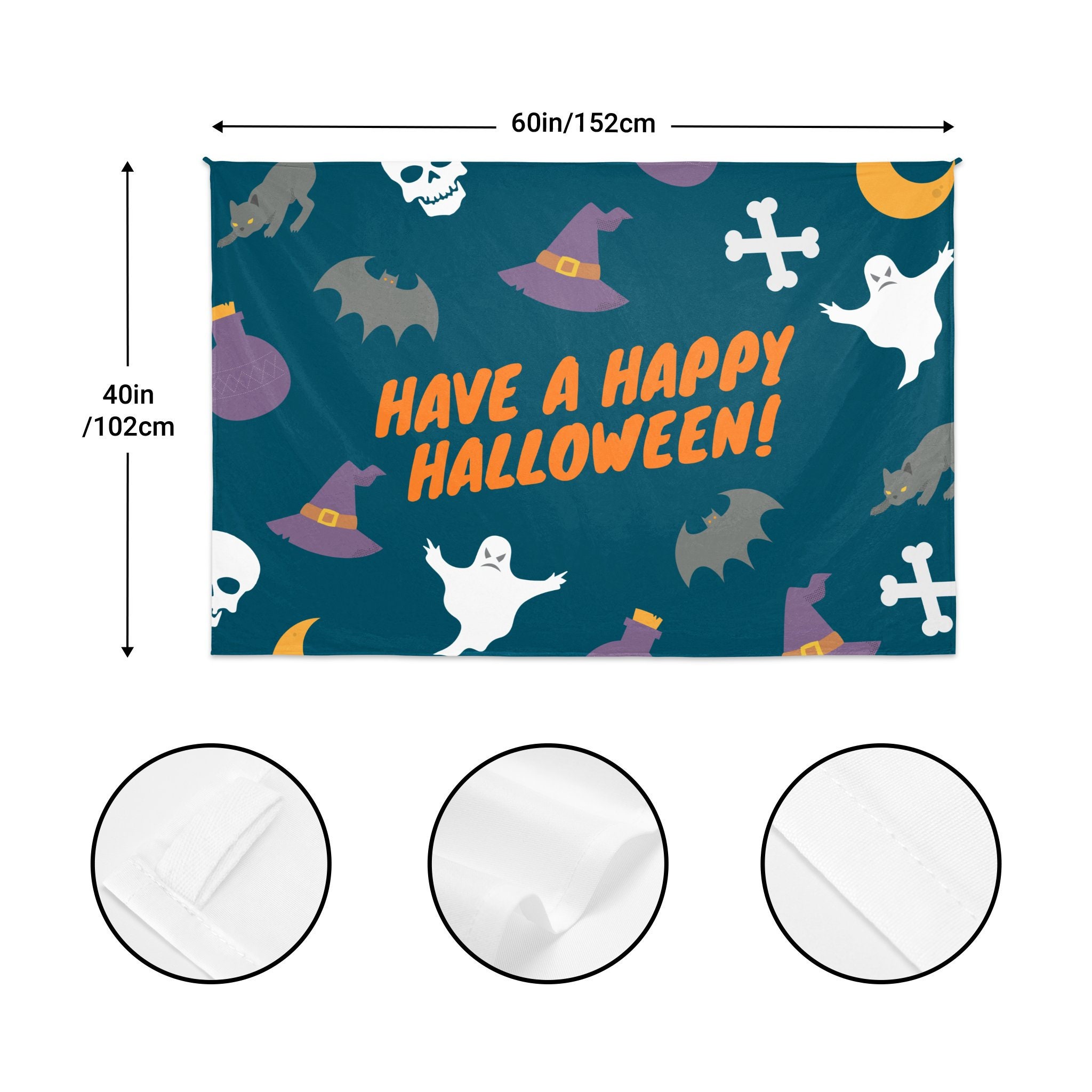 Discover Tapisserie Happy Halloween - Tapisserie