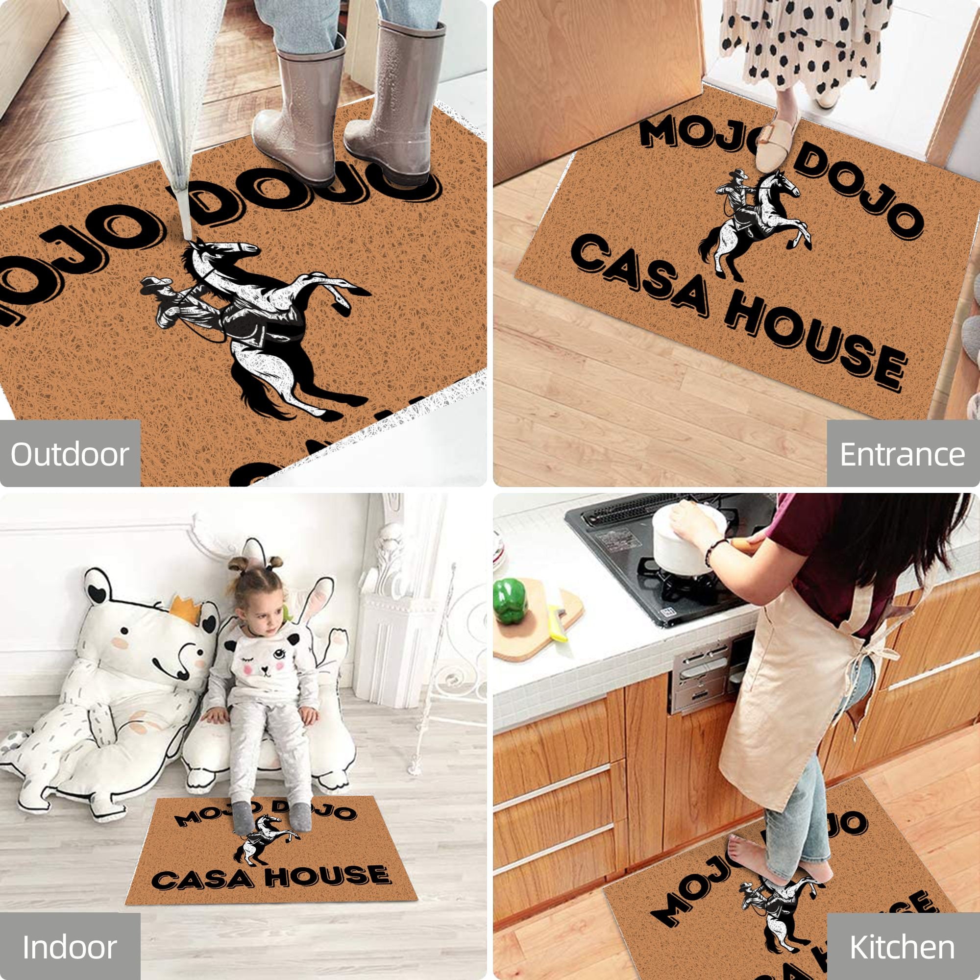 Discover Mojo Dojo Casa House Doormat, Barbie Doormat, Welcome Mat, Barbie Decor