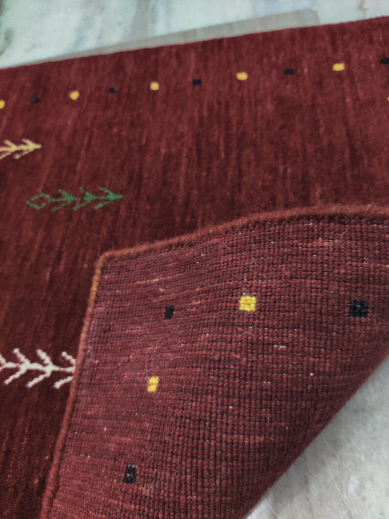 Low Loop Rug Handmade Wool Rug | High-low Loop Texture, Neutral Checkered Design - Etsy