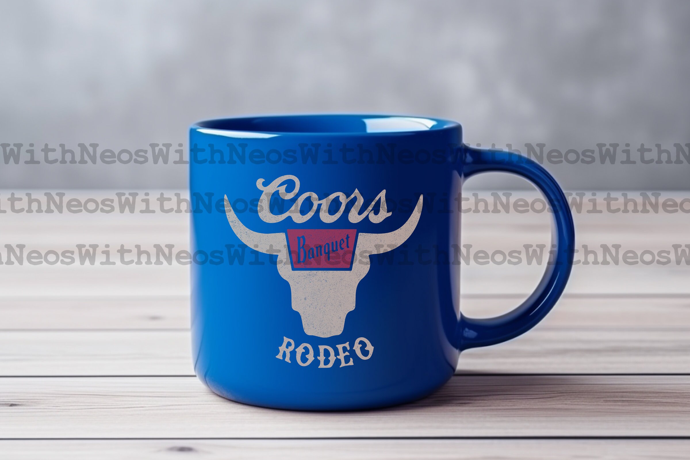 Coors Banquet Rodeo PNG, Western Sublimation, Coors Cowboy Png, Bull