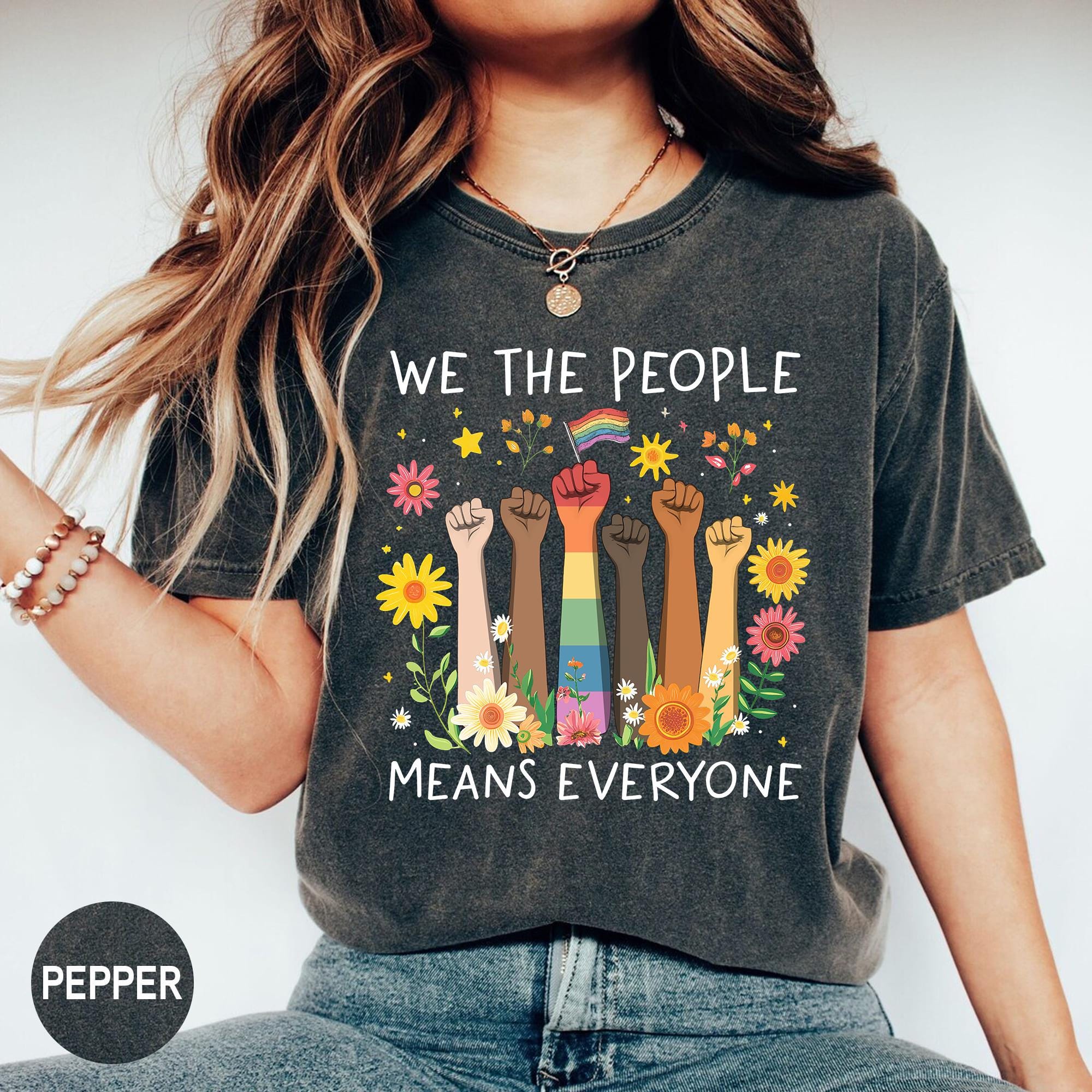 Comfort Colors  Pride Month Shirt,  Equal Right Lgbtq Shirt, Pride Rainbow Shirt,  LGBT Pride Parade Shirt, Lgbt Support Shirt