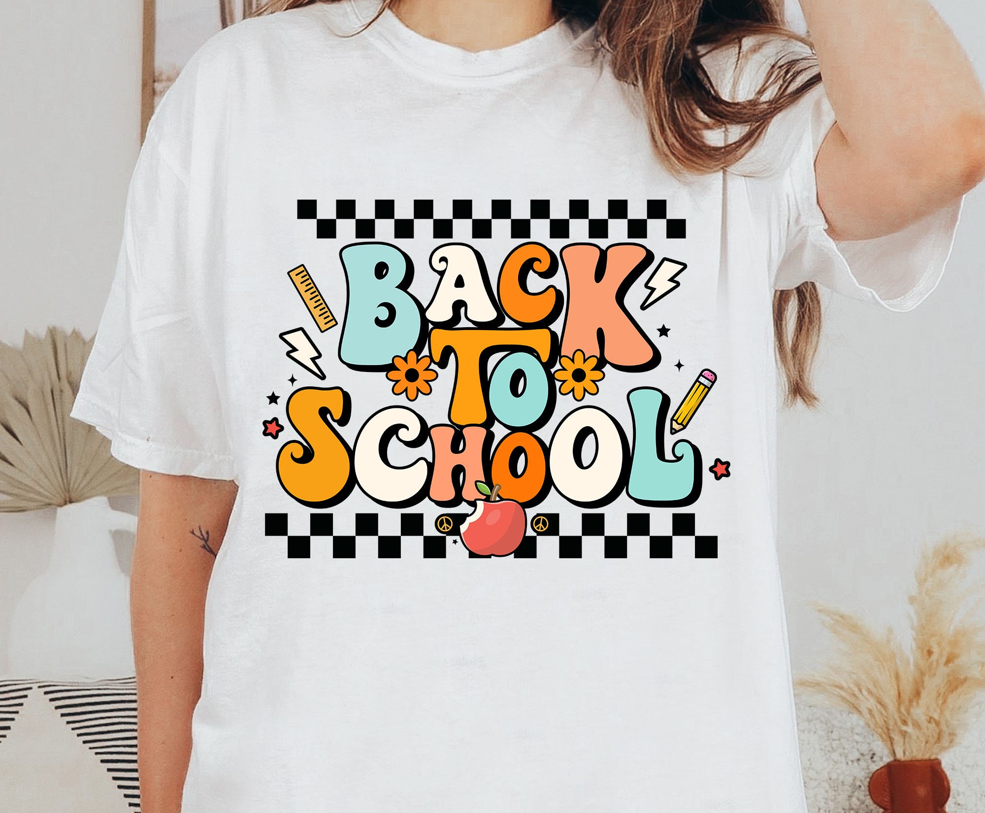 Back to School PNG School Sublimation Designs Retro School - Etsy