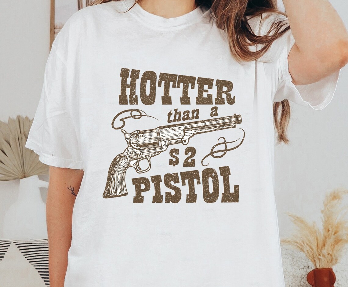 George Jones Hotter Than A 2 Dollar Pistol Hotter Than A 2 Dollar Pistol PNG Western Sublimation - Etsy