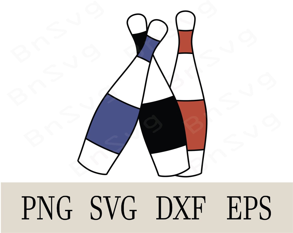 Juggling Pins Vector Illustration, Bowling Minimalist Vector, Vector