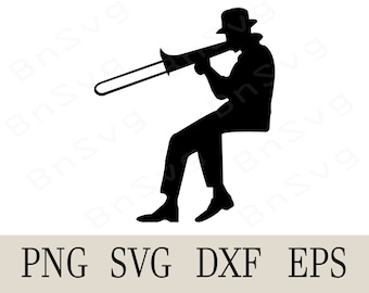 Musician Trumpet , Trumpet, Music PNG, Cutting File EPS, Cut files, Minimalist, Cricut, Silhouette, Card Making, Clipart, Vinyl decal