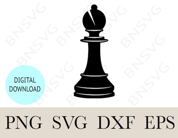 Chess King and Queen SVG Vector Cut File and PNG Transparent