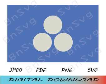 Bandera del Timurid Empire Vector PNG, Timur Empire Cutting File EPS, en capas, Cricut, Silhouette, Card Making, Clipart, Vinyl decal