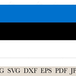 Estonia Flag SVG, Estonia Country National Banner Flag ,Cutting File, layered,Cricut, T-Shirt Making, Instant Download