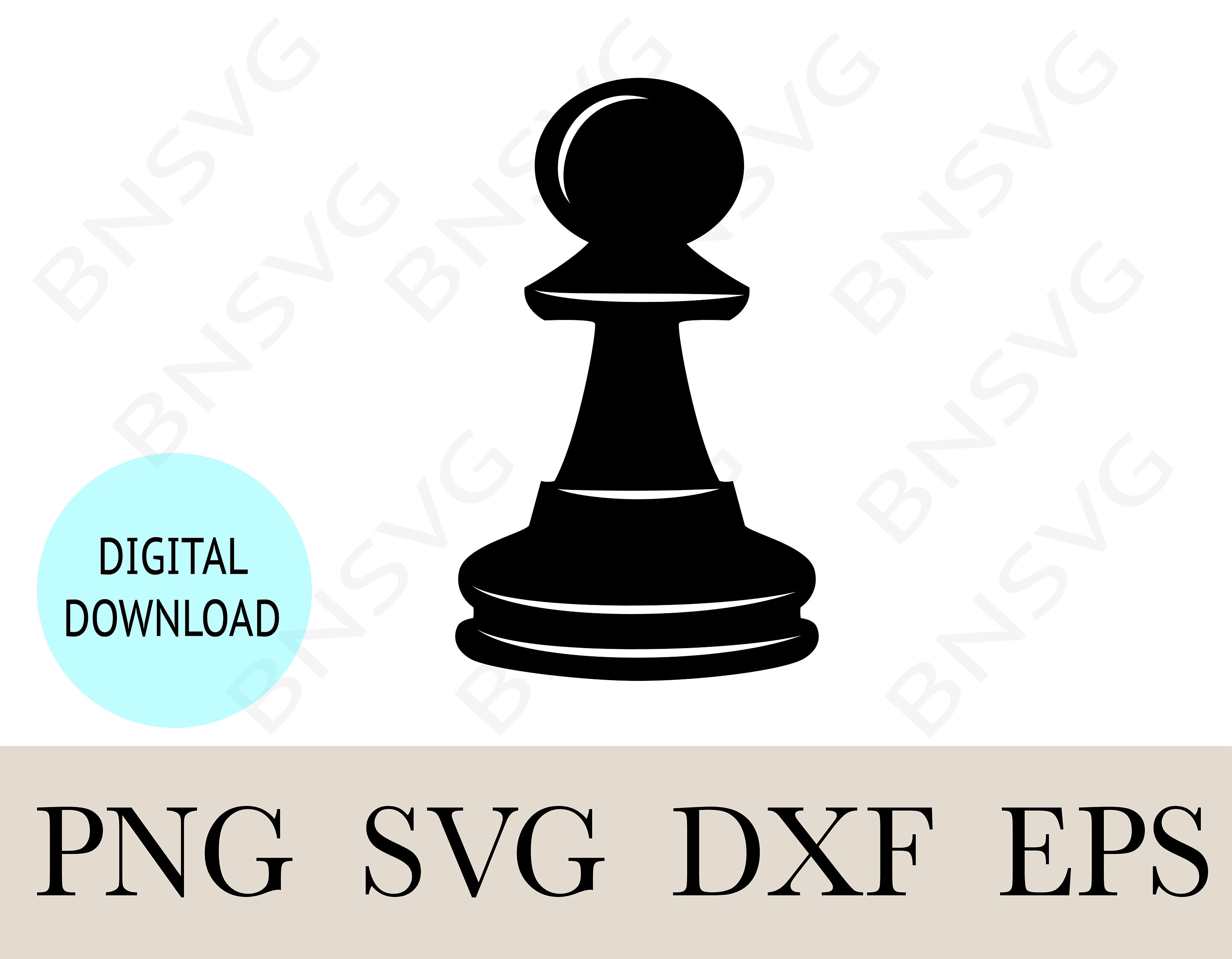 Pawn Chess Piece PNG & SVG Design For T-Shirts