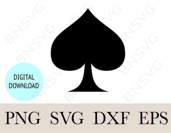 Playing Cards SVG Download Ace of Spades Svg Playing Cards -  Sweden