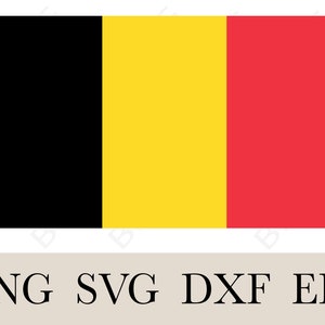 Belgium Flag SVG, Belgium Country National Banner Flag ,Cutting File EPS, layered, Silhouette, Card Making, Clipart, Vinyl decal