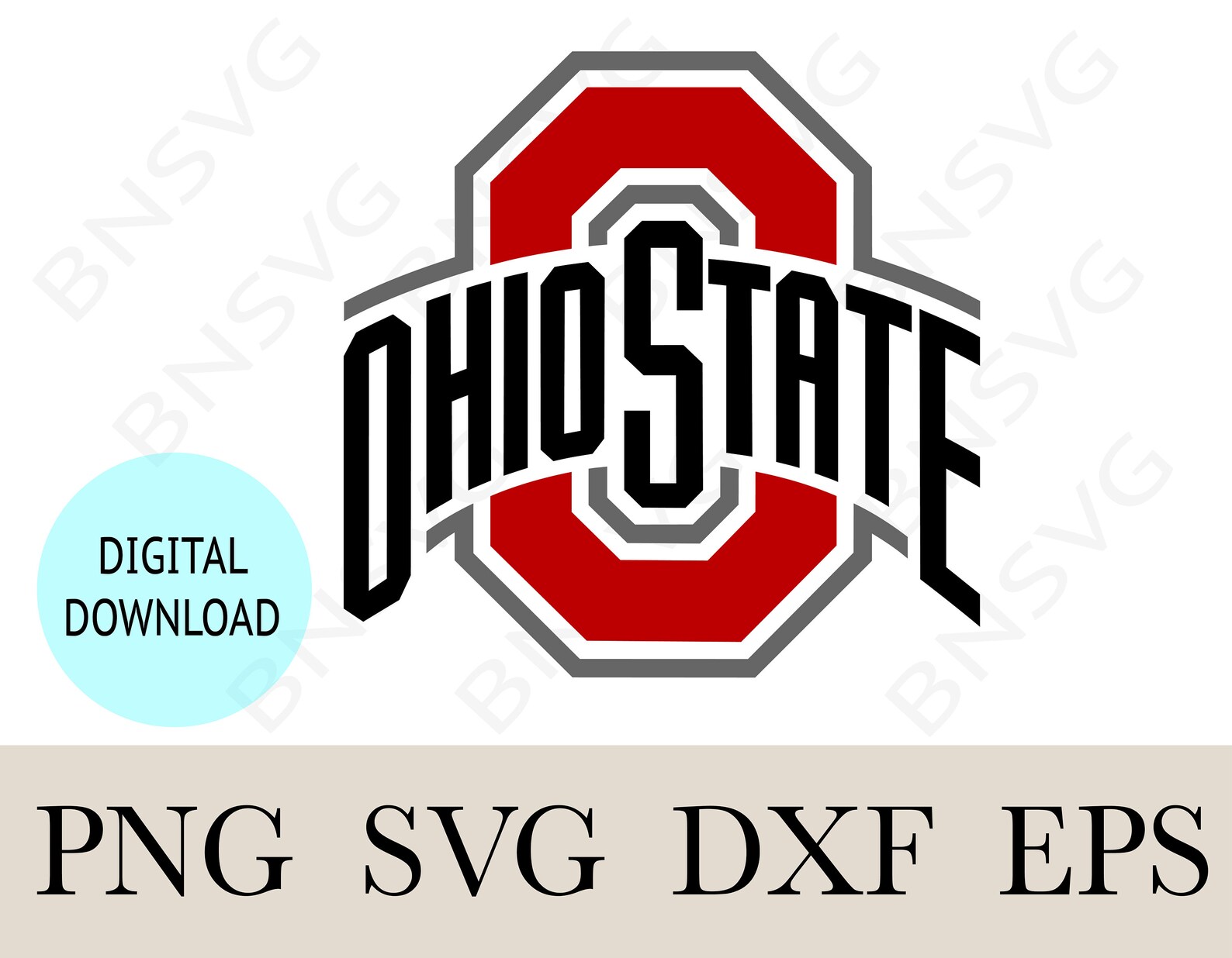Script Ohio State SVG Script Ohio State PNG EPS Cut Files Etsy