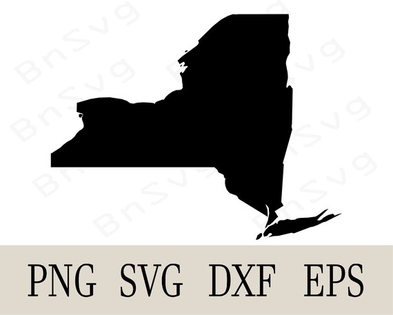 New York State Vector USA New York SVG EPS Cut Files - Etsy