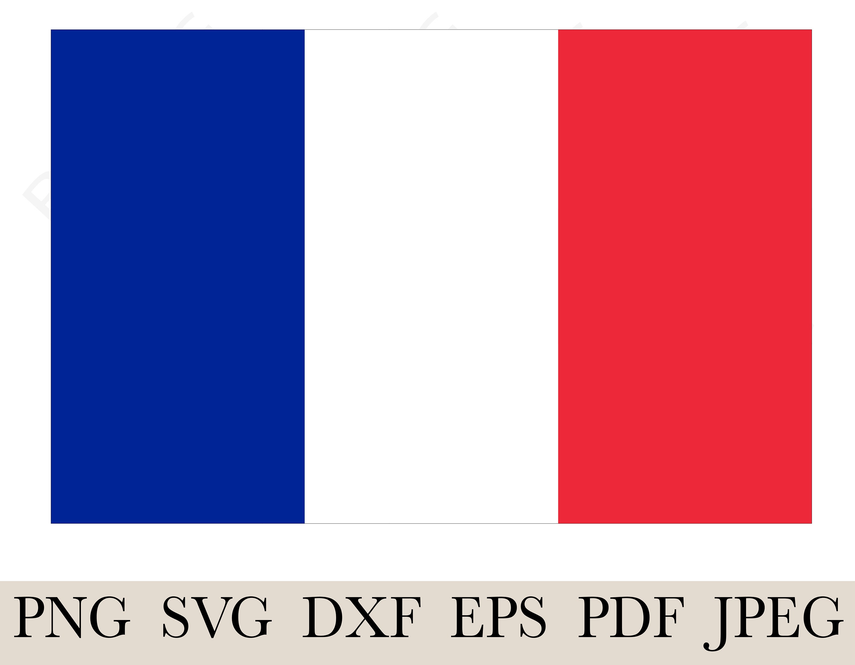 France Flag SVG, France Country National Banner Flag ,cutting File