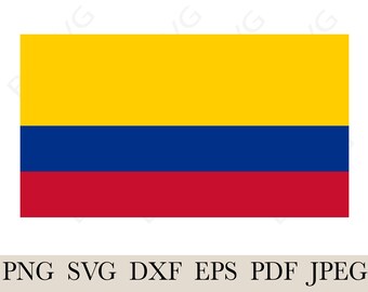 Kolumbien Flagge 90x152 Cm – 210D Nylon, Bestickt & Wasserfest