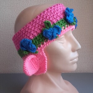 Crochet headband Troll Headbands Ear Warmer Head Wrap