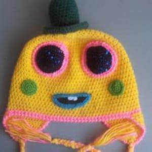 Worm hat Crochet hat Funny hat for everyone