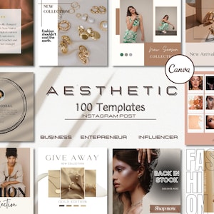 Instagram Templates | Minimalist Instagram Post Template | Instagram Influencer Templates | Canva Instagram Templates | Aesthetic Feed