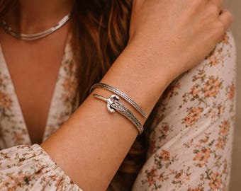 Brass Sword Hilt Cuff Bracelet | Viking Warrior Bangle, Antique Gold Tone