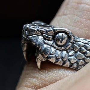 Snake ring, 925 sterling silver jewelry, serphant ring, gothic snake ring, snake jewelry, handmade ring, snake design ring, snake ring gift