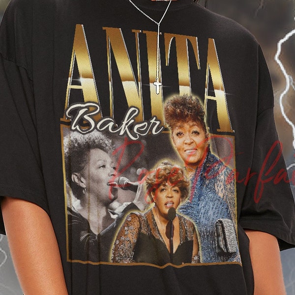 ANITA BAKER Retro T-shirt - Anita Baker Homage Tee, Anita Baker Long Sleeve Shirt, Anita Baker Fans Tee, Kids Tee, Anita Baker 90's Shirt
