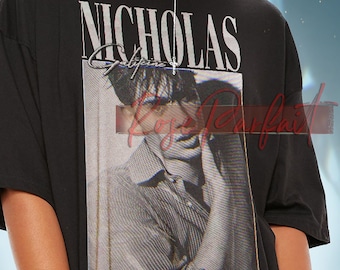 NICHOLAS Galitzine T-Shirt - Nicholas Galitzine Fans T-Shirt Nikolaus Galitzine Vintage Shirt, Nikolaus Galitzine Retro Shirt, Langarm Shirt