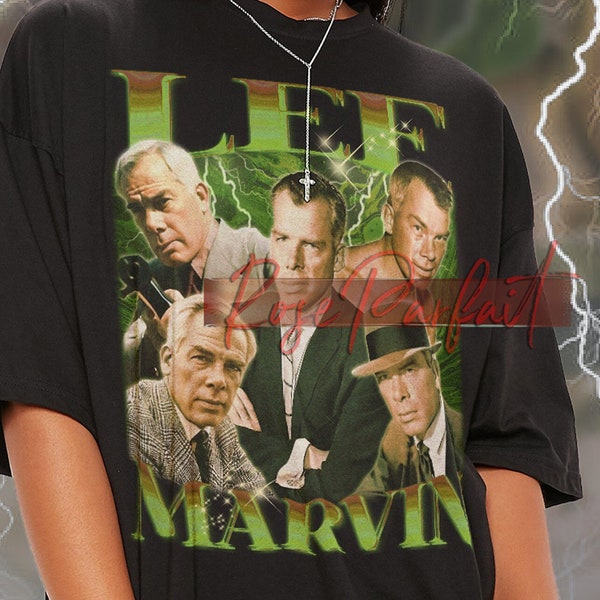 LEE MARVIN Retro T-shirt - Lee Marvin Tribute Tee, Lee Marvin Long Sleeve Shirt, Lee Marvin Fans Tee, Lee Marvin Kids Tee