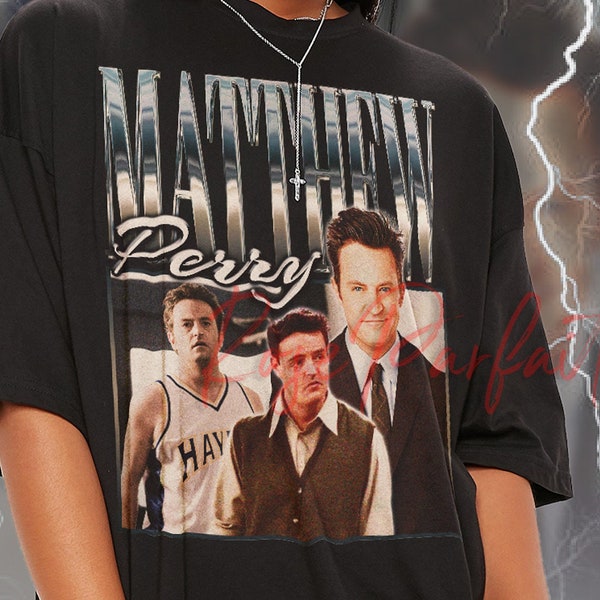 MATTHEW PERRY Retro T-shirt - Matthew Perry Meme Shirt, Matthew Perry Fans Gift, Chandler Jokes Shirt, Matthew Perry Vintage Retro Tees