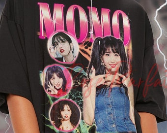 MOMO TWICE Retro-T-Shirt - Momo Twice Retro T-Shirt, Momo Twice Langarm-Shirt, Momo Twice Fans T-Shirt, Kinder T-Shirt, Momo Homage Tees