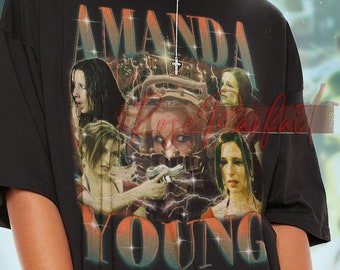 AMANDA YOUNG T-shirt - Amanda Young Fans Gift, Amanda Young Vintage Shirt, Amanda Young Retro Shirt, Long Sleeve Shirt, Amanda Young Bootleg
