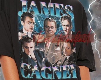 Camiseta Reteo de JAMES CAGNEY - Camiseta vintage de James Cagney de los 90, camiseta de actor homenaje a James Cagney, camiseta con recuerdos de James Cagney