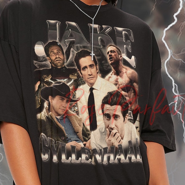 JAKE GYLLENHAAL Actor Tribute T-shirt - Jake Gyllenhaal 90's Tee, Funny Jake Gyllenhaal, Gyllenhaal Homage Shirt, Jake Gyllenhaal Fanclub