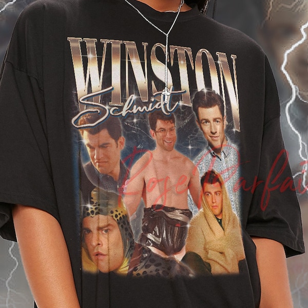 Chemise WINSTON SCHMIDT, t-shirt vintage hommage à Winston Schmidt, t-shirts de fans rétro Winston Schmidt, pull Winston rétro des années 90, cadeau Schmidt Merch