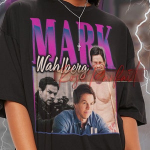 MARK WAHLBERG Retro T-shirt - Mark Wahlberg Homage Tees, Mark Wahlberg Vintage Shirt, Mark Wahlberg Fans Gifts, Mark Wahlberg Long Sleeve