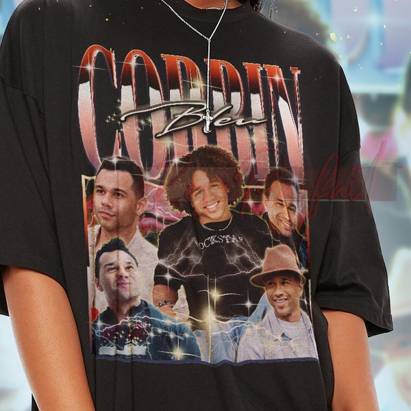 CORBIN BLEU Retro T-shirt - Corbin Bleu Bootleg Tee, Corbin Bleu Long Sleeve Shirt, Corbin Bleu Fans Tee, Corbin Bleu Kids Tee