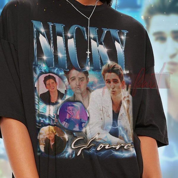 NICKY YOURE 90's T-shirt - Nicky Youre Bootleg Tees, Nicky Youre Fans Gifts, Nicky Youre Vintage Retro Shirt, Nicky Youre Fans Kids Tee