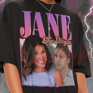 Camiseta Jane Villanueva, camiseta da novela Jane Virgin - Camiseta em homenagem a Gina Rodriguez, camiseta vintage Jane Villanueva, para amantes da novela