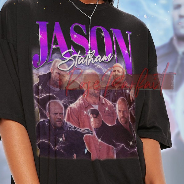 JASON STATHAM 90's Shirt - Jason Statham Retro Shirt, Jason Statham Fans Tees, Jason Statham T-shirt, Jason Statham Tribute, Kids Tee