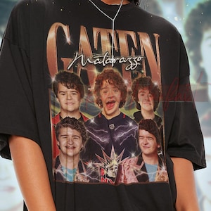 Gaten Matarazzo Retro T-shirt - Gaten Matarazzo 90's Shirt, Gaten Matarazzo Fans, Gaten Matarazzo Tribute Shirt, Gaten Homage Shirt