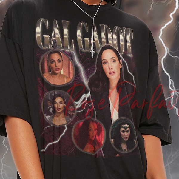 GAL GADOT Retro T-shirt - Gal Gadot Tee, Gal Gadot Long Sleeve Shirt, Gal Gadot Fans Tee, Gal Gadot Kids Tee, Gisele Yashar, Diana Prince