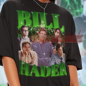 T-shirt retrò BILL HADER - T-shirt Bill Hader Bootleg, maglietta a maniche lunghe Bill Hader, maglietta omaggio a Bill Hader, maglietta per bambini Bill Hader