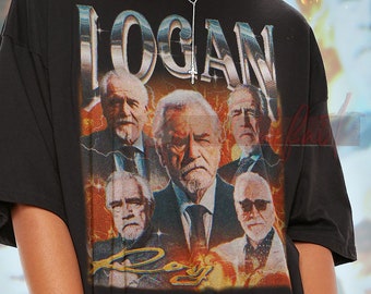 LOGAN ROY T-shirt - Logan Roy Fans Shirt, Logan Roy Vintage Tees, Logan Roy Retro Shirt, Logan Roy Shirt met lange mouwen, Logan Roy Bootleg