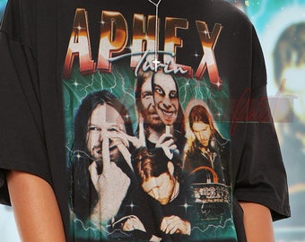 APHEX TWIN Retro T-shirt - Aphex Twin Bootleg Tees, Aphex APHEX TWIN Retro T-shirt - Aphex Twin Bootleg Tees, Aphex