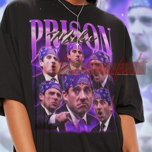 PRISON MIKE T-shirt, Prison Mike Vintage Shirt, The Office Funny Prison Mike Shirt, Steve Carell Fanclub, Prison Mike Funny Tshirt