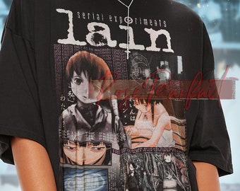 SERIAL EXPERIMENTAL LAIN Shirt, A Japanese Anime Tv Series shirt, Lain Iwakura Shirt, Japan Tshirt, Retro Anime Tee, Manga Vintage Tee